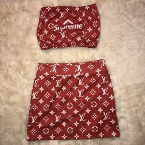 Designer Two Piece Skirt Set ✨